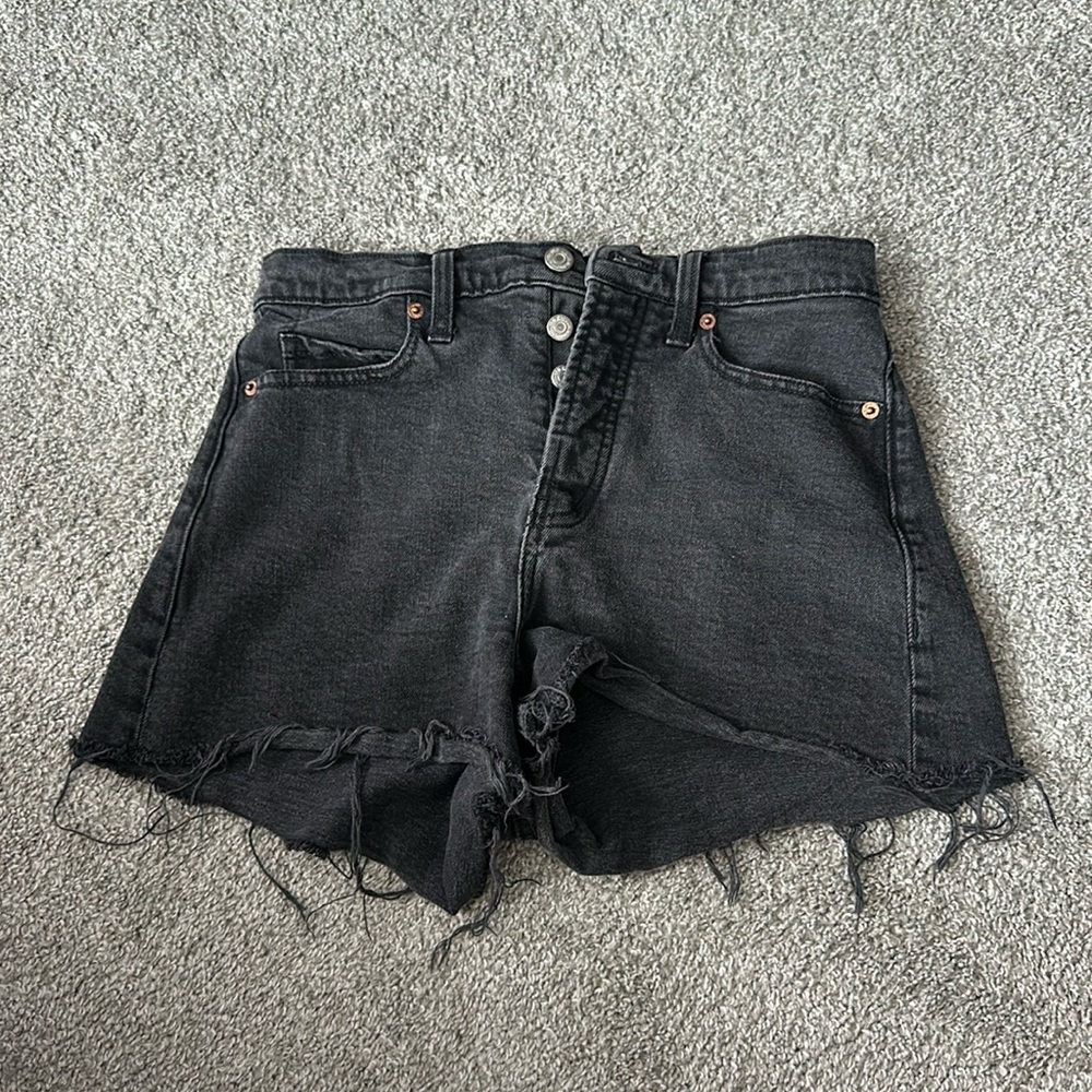 Old Navy Black Washed Jean shorts